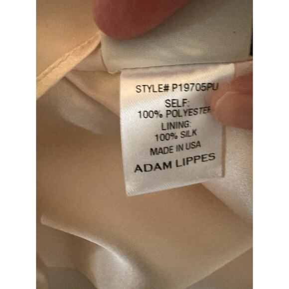 Adam Lippes Duchess Satin Fluted Dress Floral Print Structured Size 12 $2190 - Picture 15 of 16